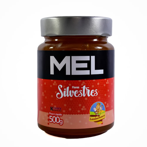 Mel Flores Silvestre 100% Natural 500g Pote Vidro